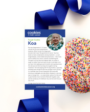 Load image into Gallery viewer, Koa’s Bright Light Rainbow Sprinkle Cookie