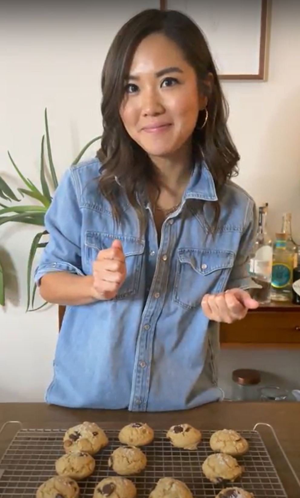 Esther Choi’s Dark Chocolate Sesame Cookies