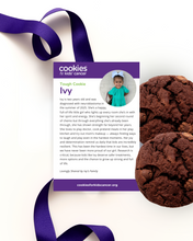 Load image into Gallery viewer, Ivy the Brave's Triple Chocolate Chunk Cookies
