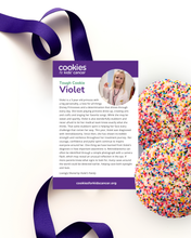 Load image into Gallery viewer, Violet’s Rainbow Sprinkle of Hope Cookies
